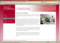 web site design two professional services